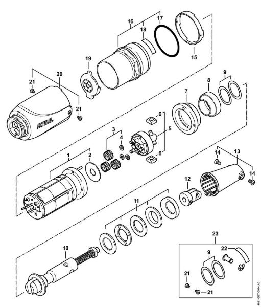 ASA 65 ASA 65 Elektromotor della Marca Stihl