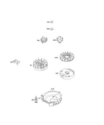 B&S - serijska številka  od 08  08P502-0004-H1 G - Vztrajnik della Marca Stihl