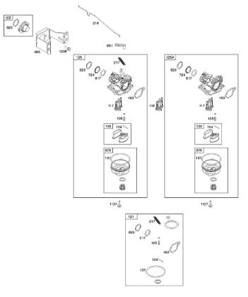 B&S - serijska številka  od 09  09P702-0044-F1 E - Uplinjac della Marca Stihl