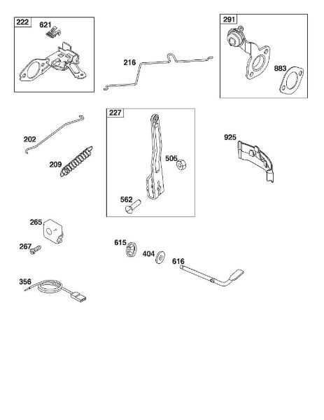 B&S - serijska številka  od 10  100602-0036-H5 D - SKLOP UPRAVLJALNEGA ELEMENTA della Marca Stihl