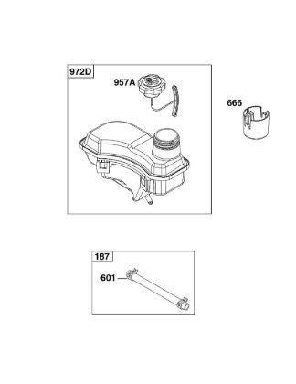 B&S - serijska številka  od 10  103M02-0085-H1 K - SKLOP OSKRBE Z GORIVOM della Marca Stihl