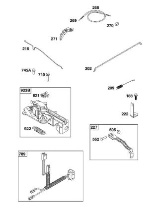 B&S - serijska številka  od 10  104M0B-0123-H5 D - SKLOP UPRAVLJALNEGA ELEMENTA della Marca Stihl