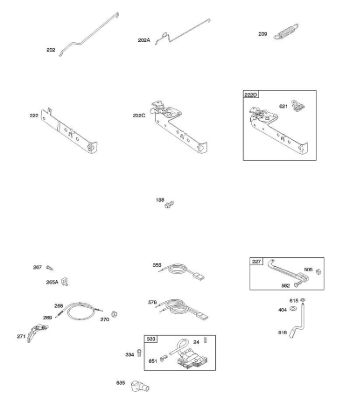 B&S - serijska številka  od 10  10F902-0111-B1 E - Upravljalni elementi, vzmet regulatorja, vžig della Marca Stihl