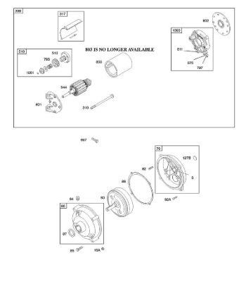B&S - serijska številka  od 11  110412-0153-E1 E - Elektricni zaganjalnik, reduktor della Marca Stihl