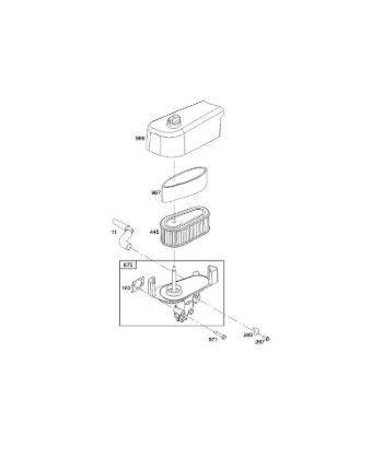 B&S - serijska številka  od 12  122Q02-0162-H1 A - Zracni filter della Marca Stihl