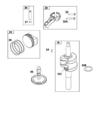 B&S - serijska številka  od 12  123P02-0067-H1 F - SKLOP ROcIcNE GREDI della Marca Stihl