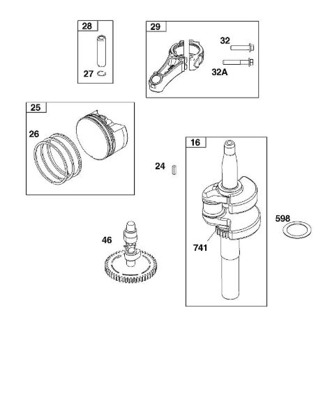 B&S - serijska številka  od 12  123P02-0067-H1 F - SKLOP ROcIcNE GREDI della Marca Stihl