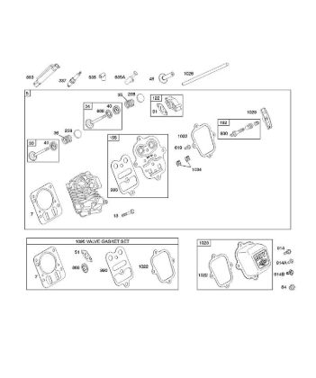 B&S - serijska številka  od 12  126392-0274-B8 F - Glava cilindra della Marca Stihl