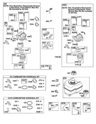 B&S - serijska številka  od 12  126392-0274-E8 D - Uplinjac, dovod goriva della Marca Stihl