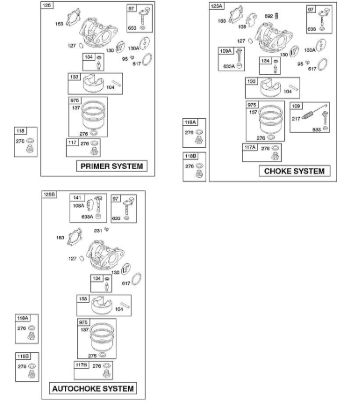 B&S - serijska številka  od 12  126T02-3281-B1 D - Uplinjac della Marca Stihl