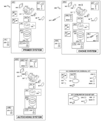 B&S - serijska številka  od 12  12H802-1369-01 E - Uplinjac della Marca Stihl