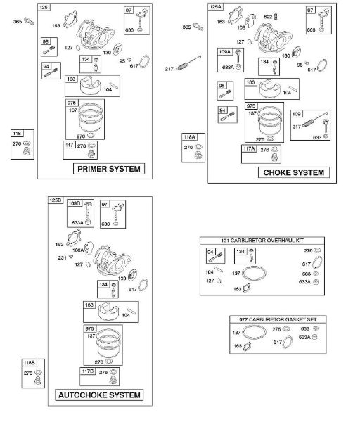 B&S - serijska številka  od 12  12H807-0672-01 E - Uplinjac della Marca Stihl