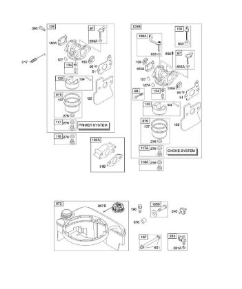 B&S - serijska številka  od 12  12Q502-0194-B1 D - Uplinjac, dovod goriva della Marca Stihl