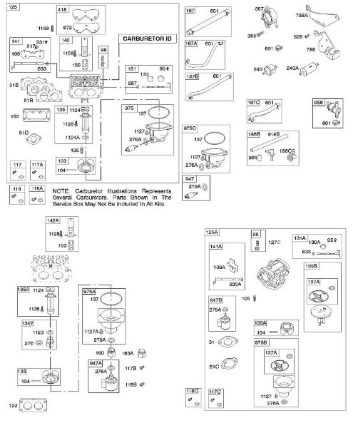 B&S - serijska številka  od 40  407777-0117-E1 D - Uplinjac, dovod goriva della Marca Stihl