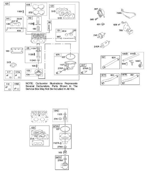 B&S - serijska številka  od 44  445577-0125-B1 C - Uplinjac, dovod goriva della Marca Stihl