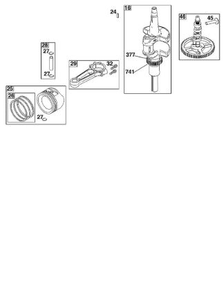 B&S - serijska številka  od 44  44S977-0046-G1 F - SKLOP ROcIcNE GREDI della Marca Stihl