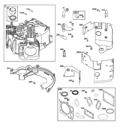 B&S - serijska številka  od 49  49E877-0021-G1 G - SKLOP CILINDRA della Marca Stihl