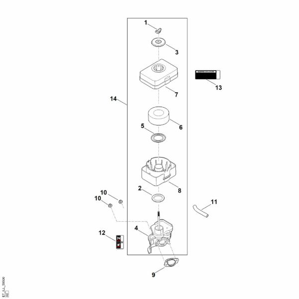 Slika B - Zracni filter EHC 600.0 (EHC600-0002)