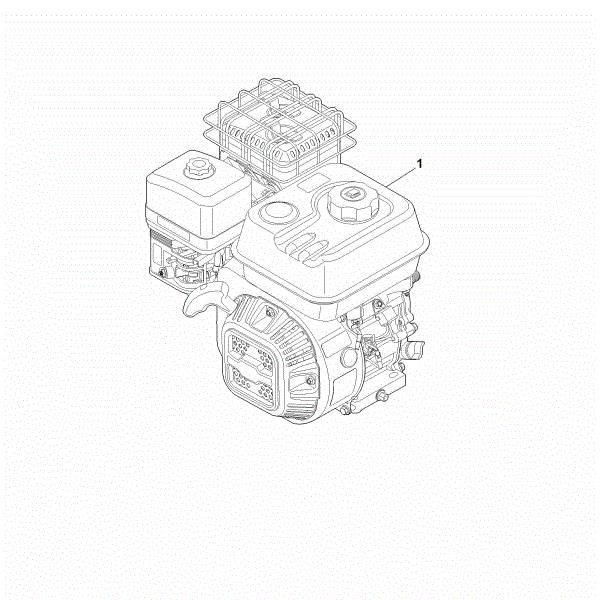 Slika A - Motor celoten EHC 605.0 (EHC605-0004)