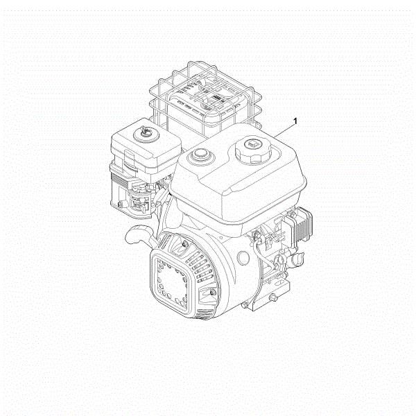 Slika A - Motor celoten EHC 700.0 (EHC700-0002)