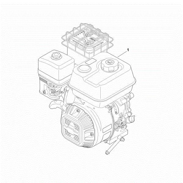 Slika A - Motor celoten EHC 705.0 (EHC705-0001)