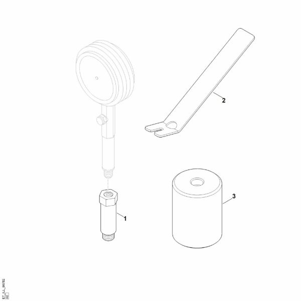 Slika L - Specialno orodje EVC 1000.0 (EVC1000-0001)