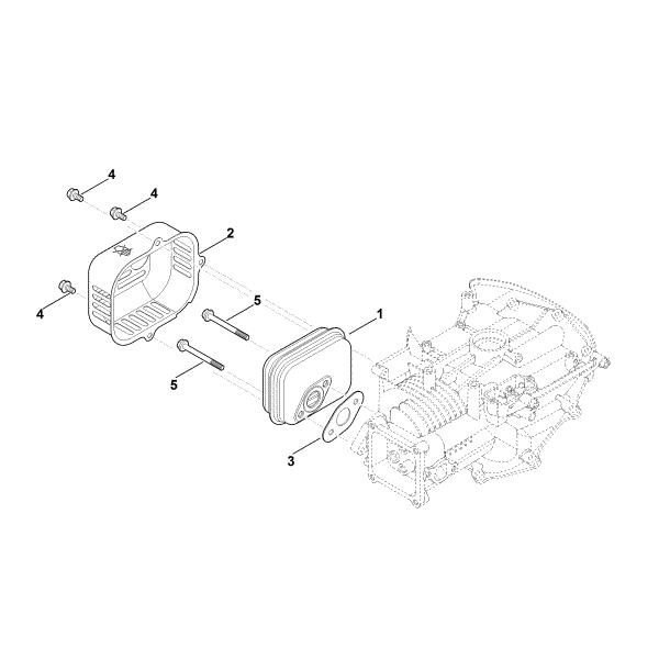 Slika F - Dušilec zvoka EVC 200.0 (EVC200-0001)