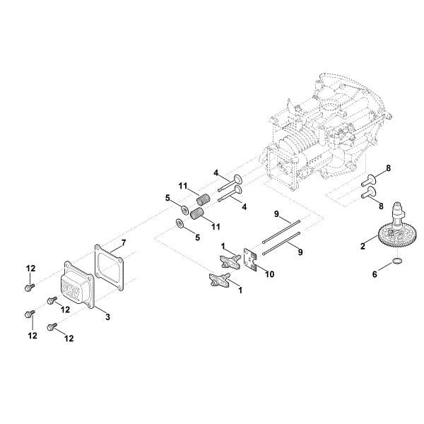 Slika H - Odmicna gred, ventili EVC 200.0 (EVC200-0001)