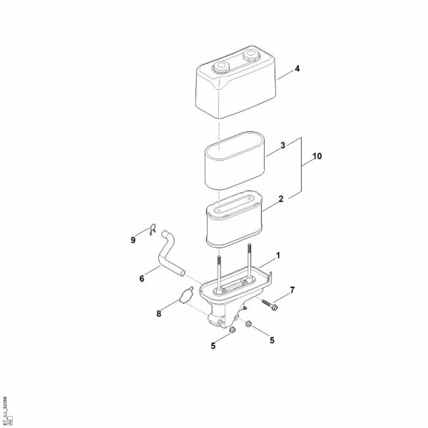 Slika B - Zracni filter EVC 2000.0 (EVC2000-0001)