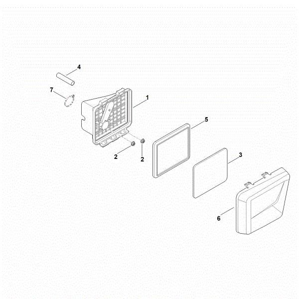 Slika B - Zracni filter EVC 300.0 (EVC300-0001)