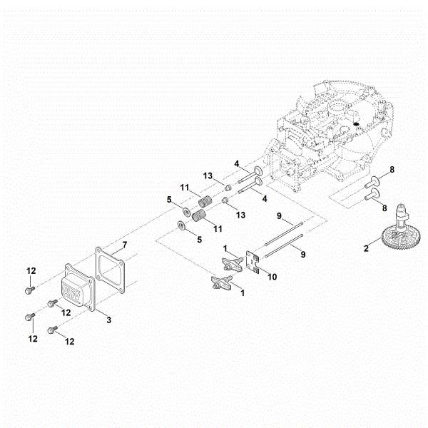 Slika H - Odmicna gred, ventili EVC 300.0 (EVC300-0001)