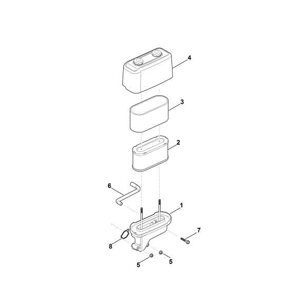 Slika B - Zracni filter EVC 4000.0 (EVC4000-0001)