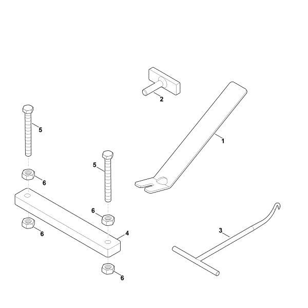Slika K - Specialno orodje EVC 4000.0 (EVC4000-0001)
