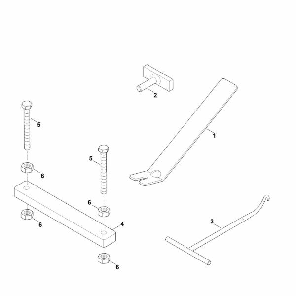 Slika K - Specialno orodje EVC 4000.1 (EVC4000-0003)