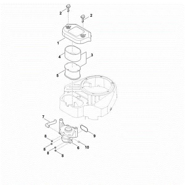 Slika B - Zracni filter EVC 8000.0 (EVC8000-0001)