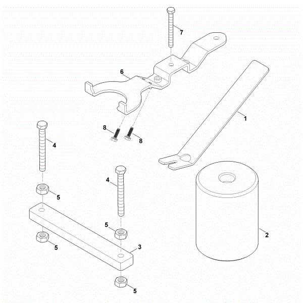 Slika K - Specialno orodje EVC 8000.0 (EVC8000-0001)
