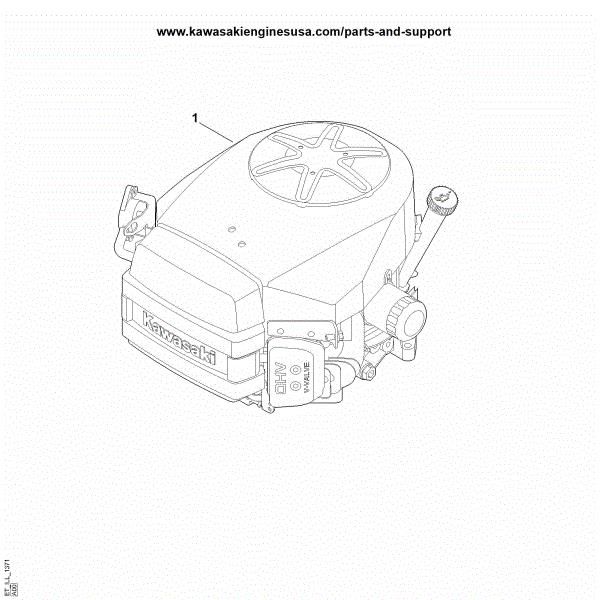 Slika A - Motor celoten FH580V-AS51
