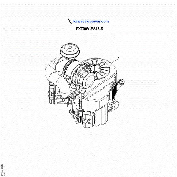 Slika A - Nadomestni deli za motor FXT00V-ES18-R