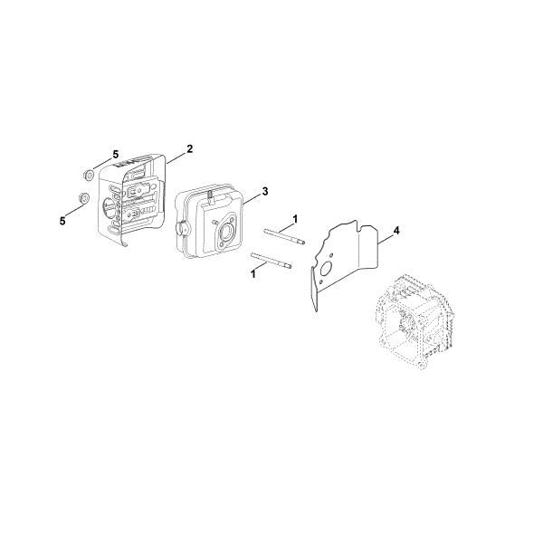 Slika F - Izpuh HD775 (HD775-3024)