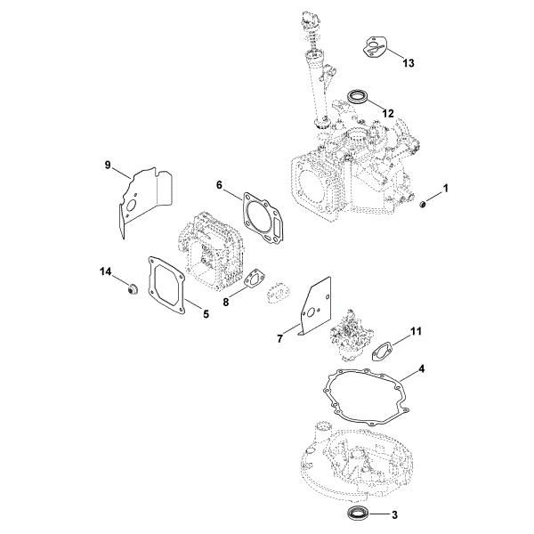 Slika H - Tesnilni komplet XT-6 (XT149-0213)
