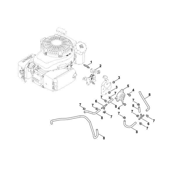 Slika H - crpalka za gorivo XT-675 (XT675-3109)