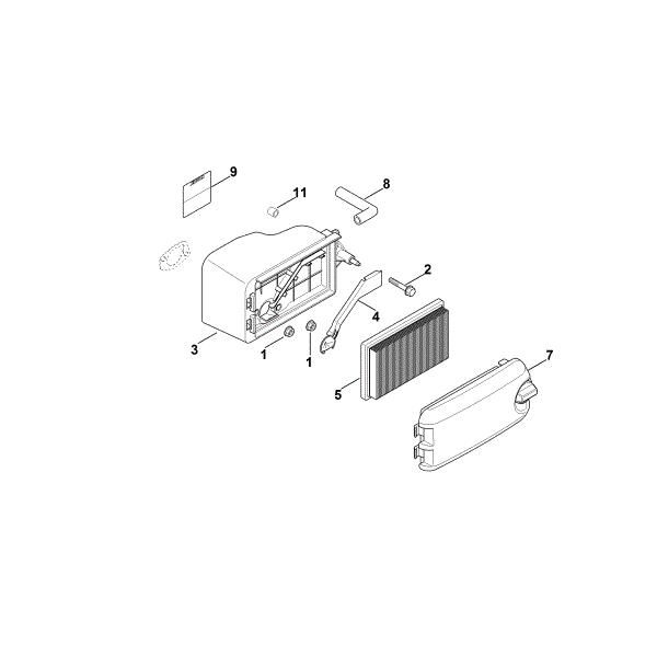 Slika B - Zracni filter XT-800 (XT800-0036)