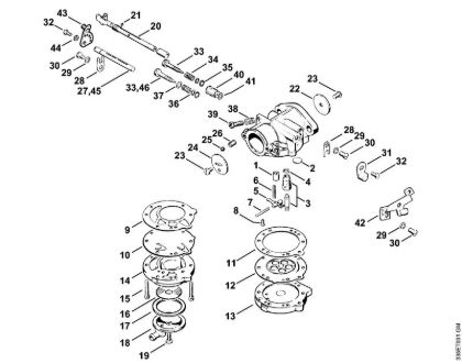 Brusilni rezalniki (TS) TS 360 Uplinjac HL-327 della Marca Stihl