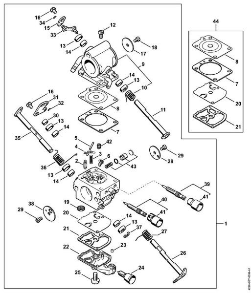 Brusilni rezalniki (TS) TS 420-A Uplinjac 4238/03 della Marca Stihl