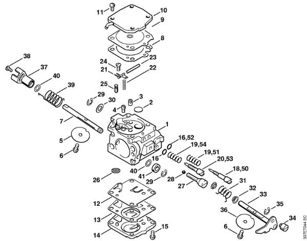 Brusilni rezalniki (TS) TS 460 Uplinjac HS-276 (25.2003) della Marca Stihl