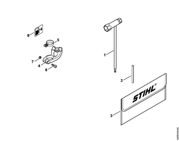 Brusilni rezalniki (TS) TS 500i-A Orodje, posebni pribor della Marca Stihl