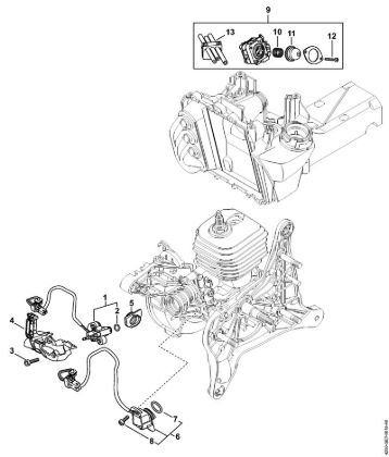 Brusilni rezalniki (TS) TS 500i-A Vbrizgalna naprava della Marca Stihl