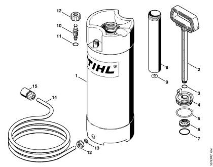 Brusilni rezalniki (TS) TS 800 Posoda za tlacno vodo (28.2010) della Marca Stihl