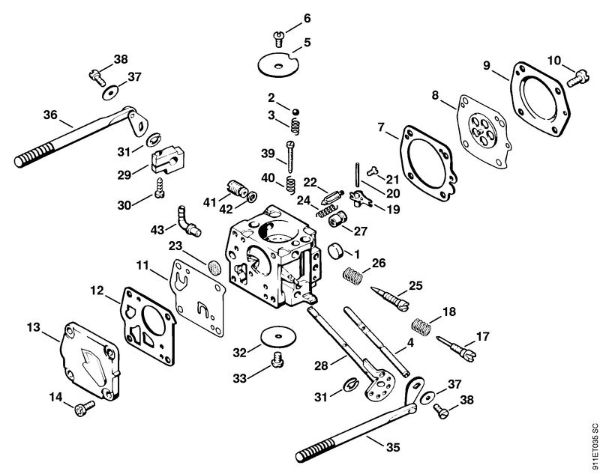 P 835, P 840 P 835 Uplinjac HS-268   3 40 674 740 della Marca Stihl