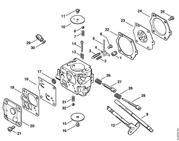 P 835, P 840 P 840 Uplinjac WJ-113 della Marca Stihl